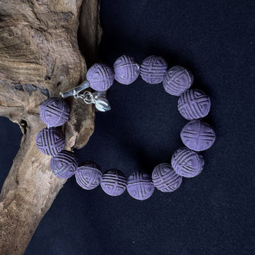 Silver Lotus Herbal Bracelet - Liver Support & Mood Balance