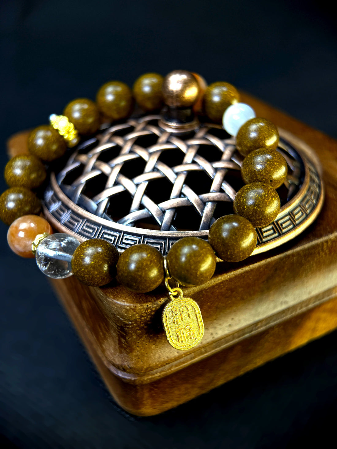 Prosperity Calm Rutilated Quartz Bracelet