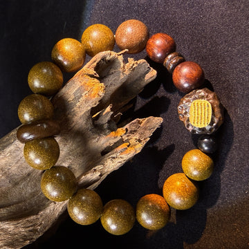 ZenGems Herbal Harmony Sandalwood Crystal Bracelet